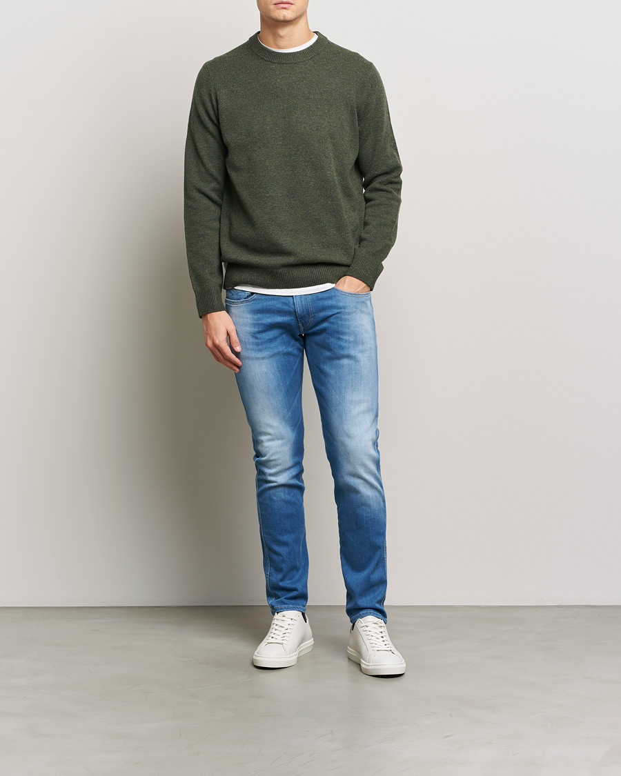 Herre | Jeans | Replay | Anbass Hyperflex Eco Plus Jeans Light Blue