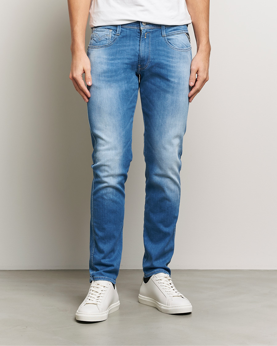 Herre | Jeans | Replay | Anbass Hyperflex Eco Plus Jeans Light Blue