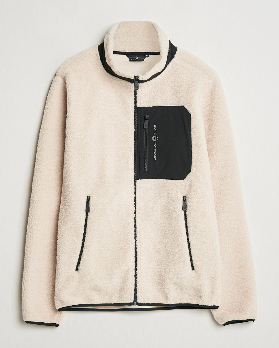 Herre | Trøjer | Sail Racing | Bowman Pile Full Zip Ivory