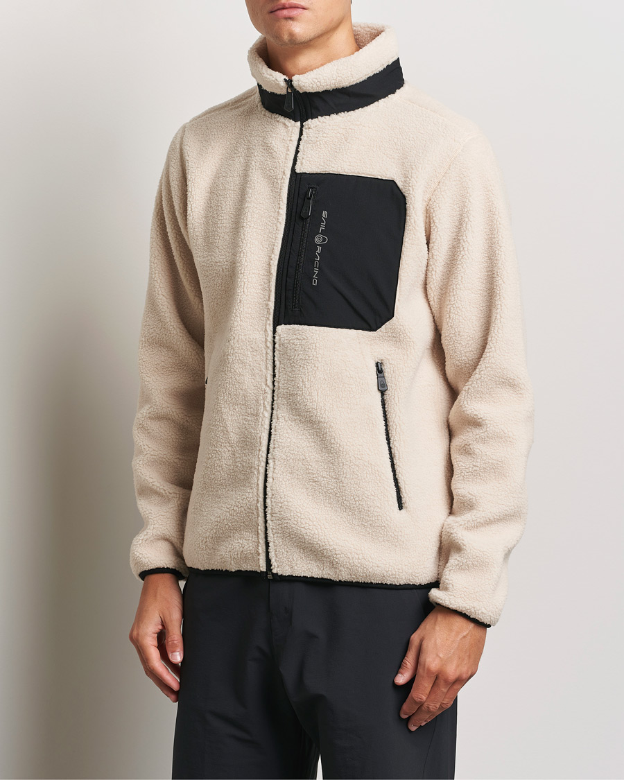 Herre | Trøjer | Sail Racing | Bowman Pile Full Zip Ivory
