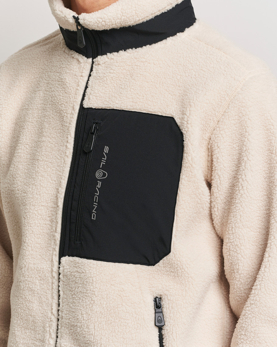Herre | Trøjer | Sail Racing | Bowman Pile Full Zip Ivory