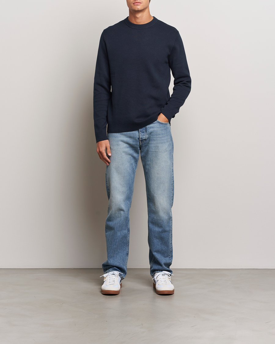 Herre | Trøjer | Samsøe Samsøe | Niklas Sweater Salute Navy