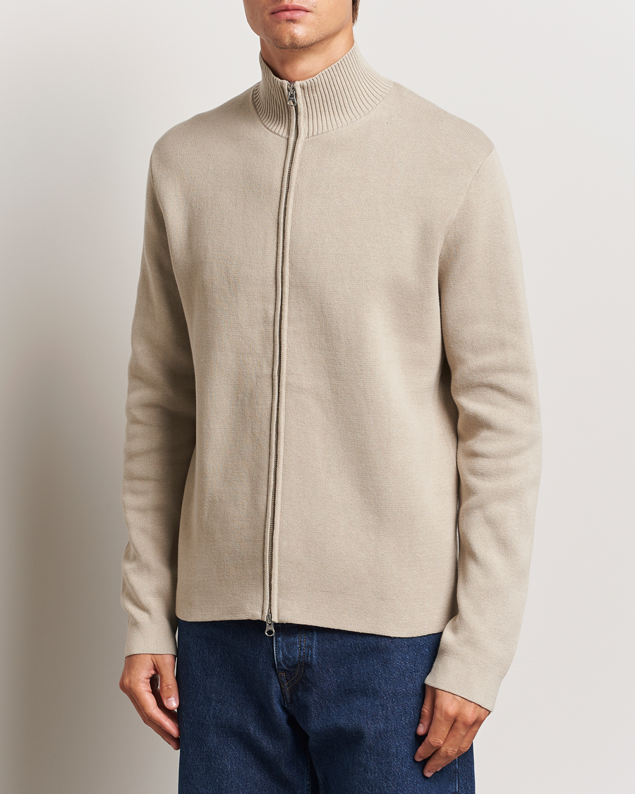 Herre | Trøjer | Samsøe Samsøe | Niklas Full Zip Abbey Stone