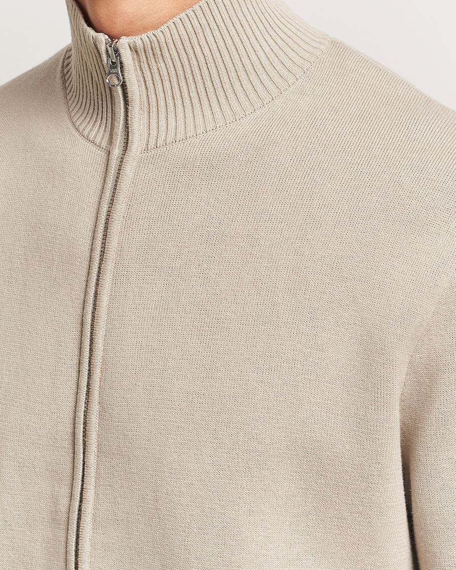 Herre | Trøjer | Samsøe Samsøe | Niklas Full Zip Abbey Stone