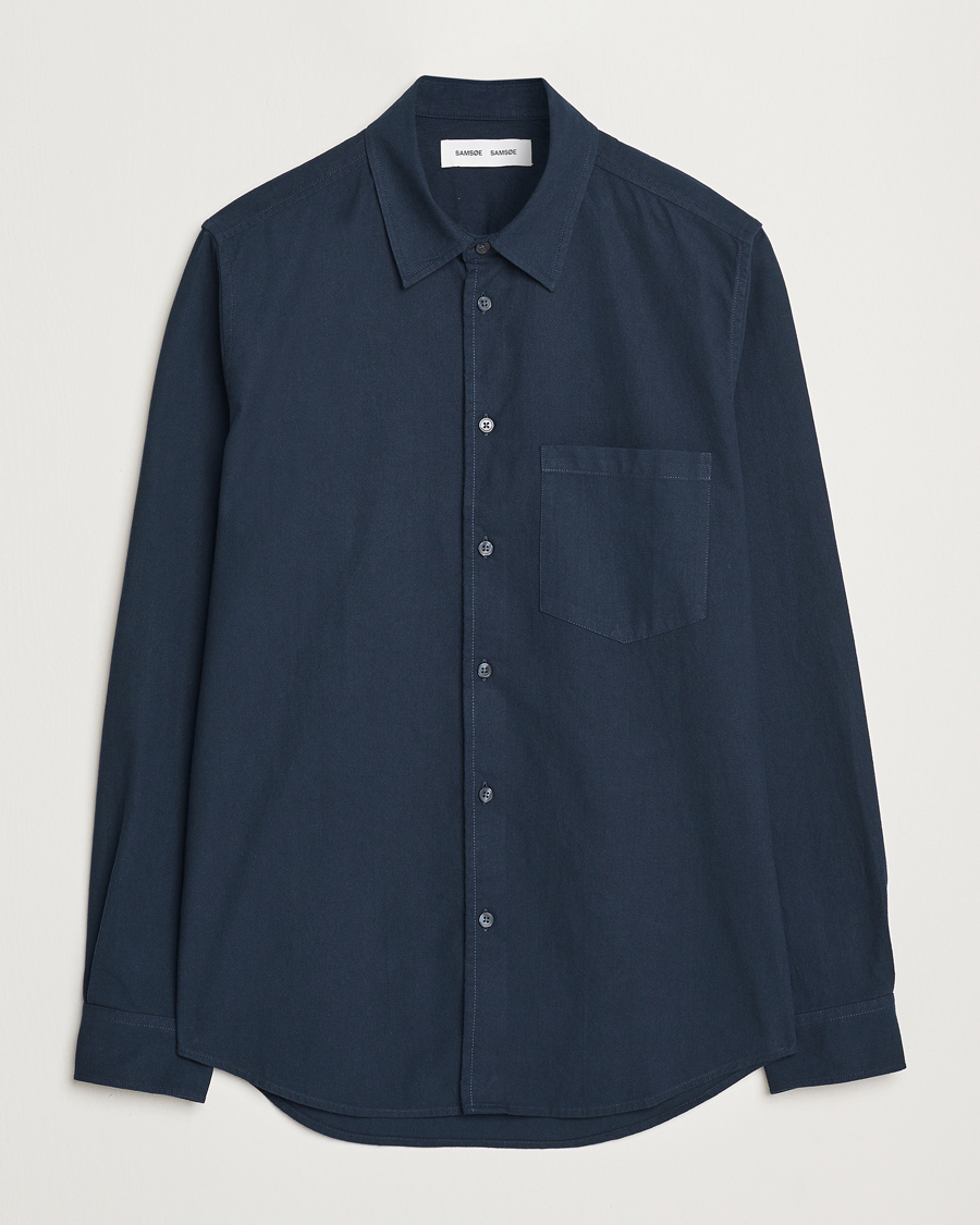 Herre | Skjorter | Samsøe Samsøe | Liam Shirt Salute Navy