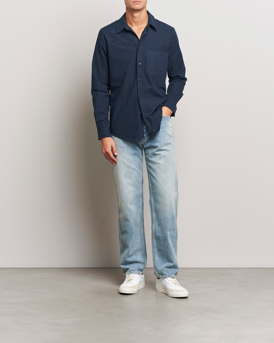 Herre | Skjorter | Samsøe Samsøe | Liam Shirt Salute Navy