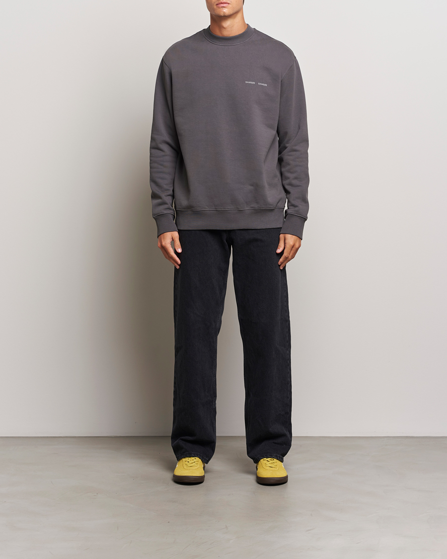 Herre | Trøjer | Samsøe Samsøe | Norsbro Crew Neck Sweatshirt Volcanic Ash