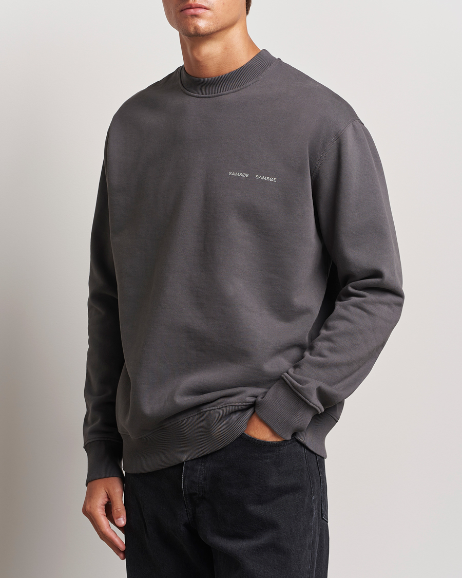Herre | Trøjer | Samsøe Samsøe | Norsbro Crew Neck Sweatshirt Volcanic Ash