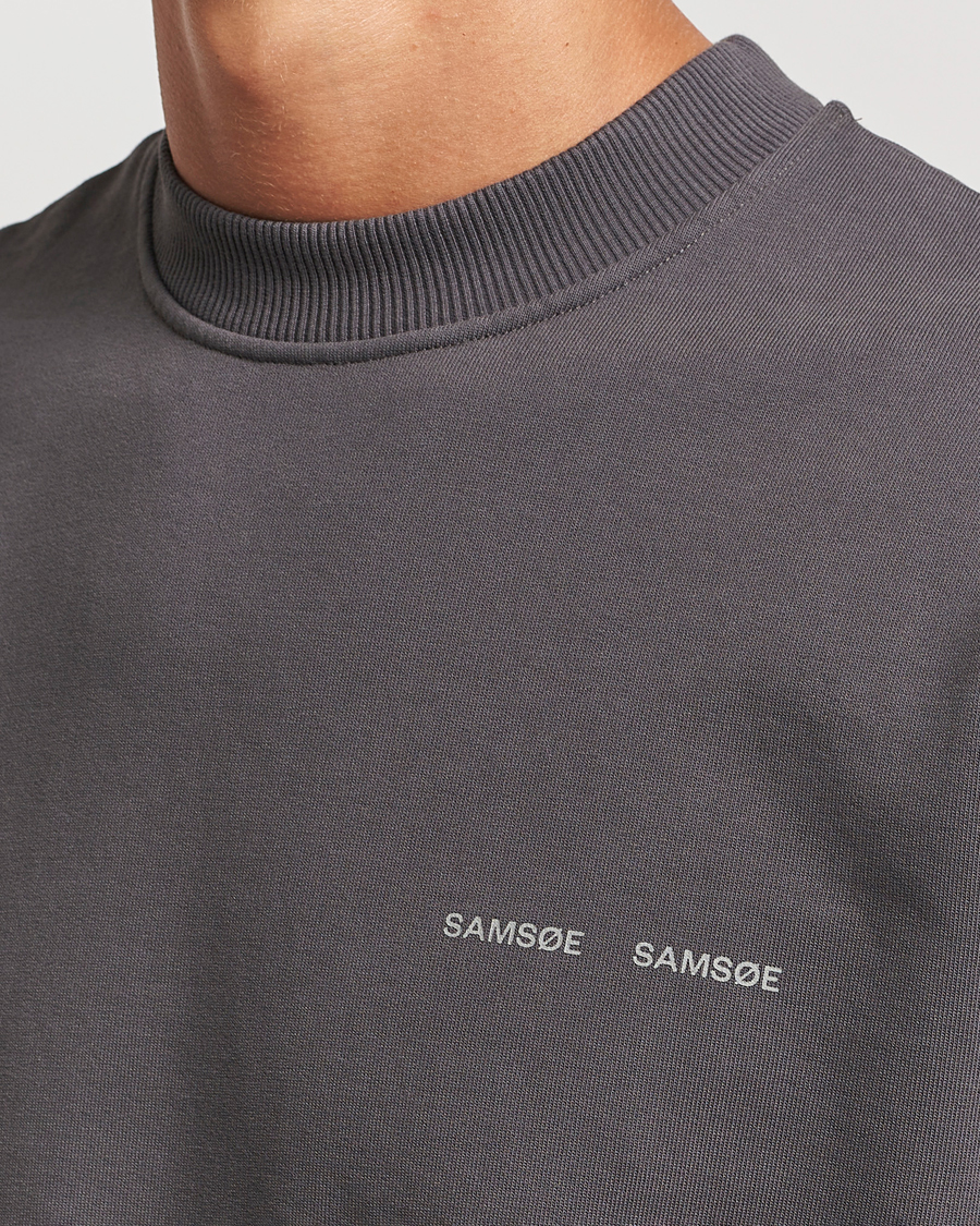 Herre | Trøjer | Samsøe Samsøe | Norsbro Crew Neck Sweatshirt Volcanic Ash