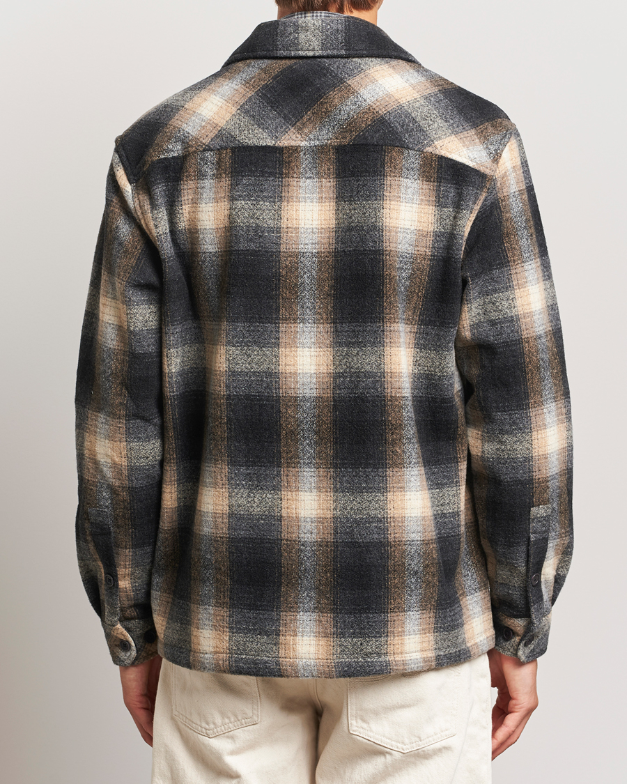 Herre | Skjorter | Samsøe Samsøe | Castor Checked Overshirt Petrified Brown