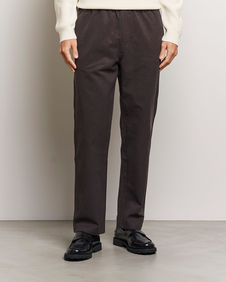 Herre | Bukser | Samsøe Samsøe | Jabari Drawstring Trousers Chocolate Brown