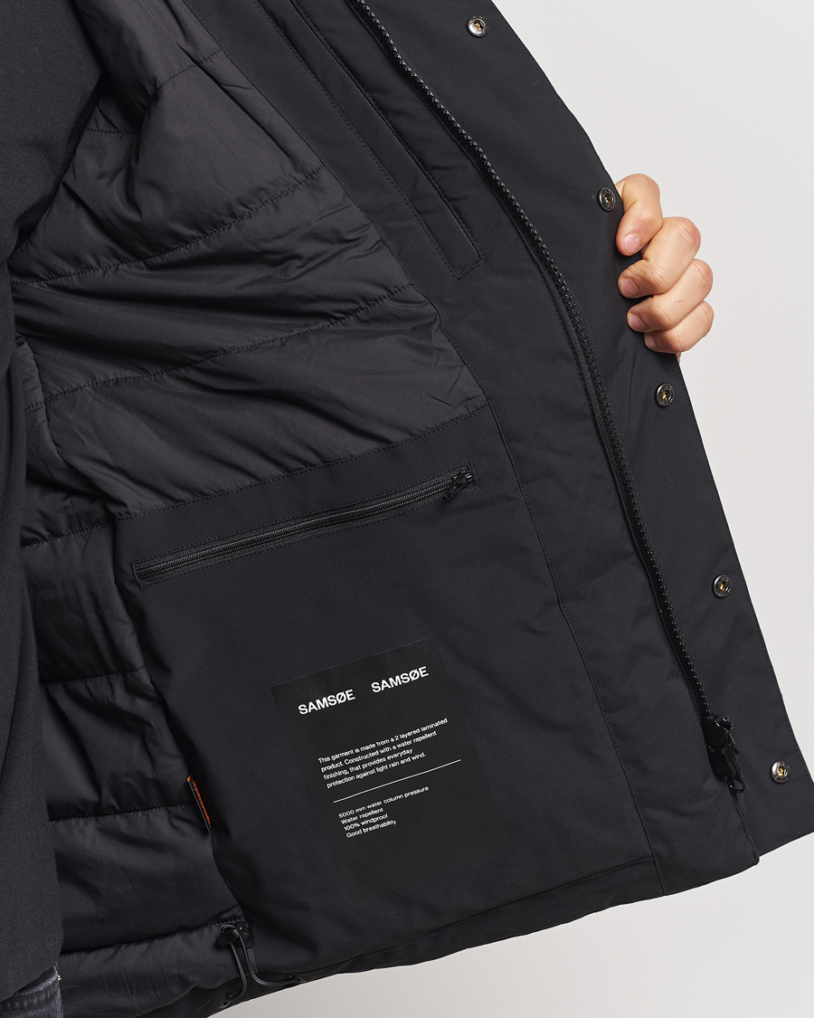 Herre | Jakker | Samsøe Samsøe | John Hooded Down Jacket Black