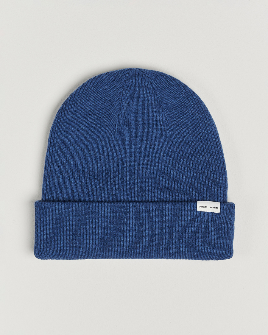 Herre | Samsøe Samsøe The Wool Beanie True Navy | Samsøe Samsøe | The Wool Beanie True Navy
