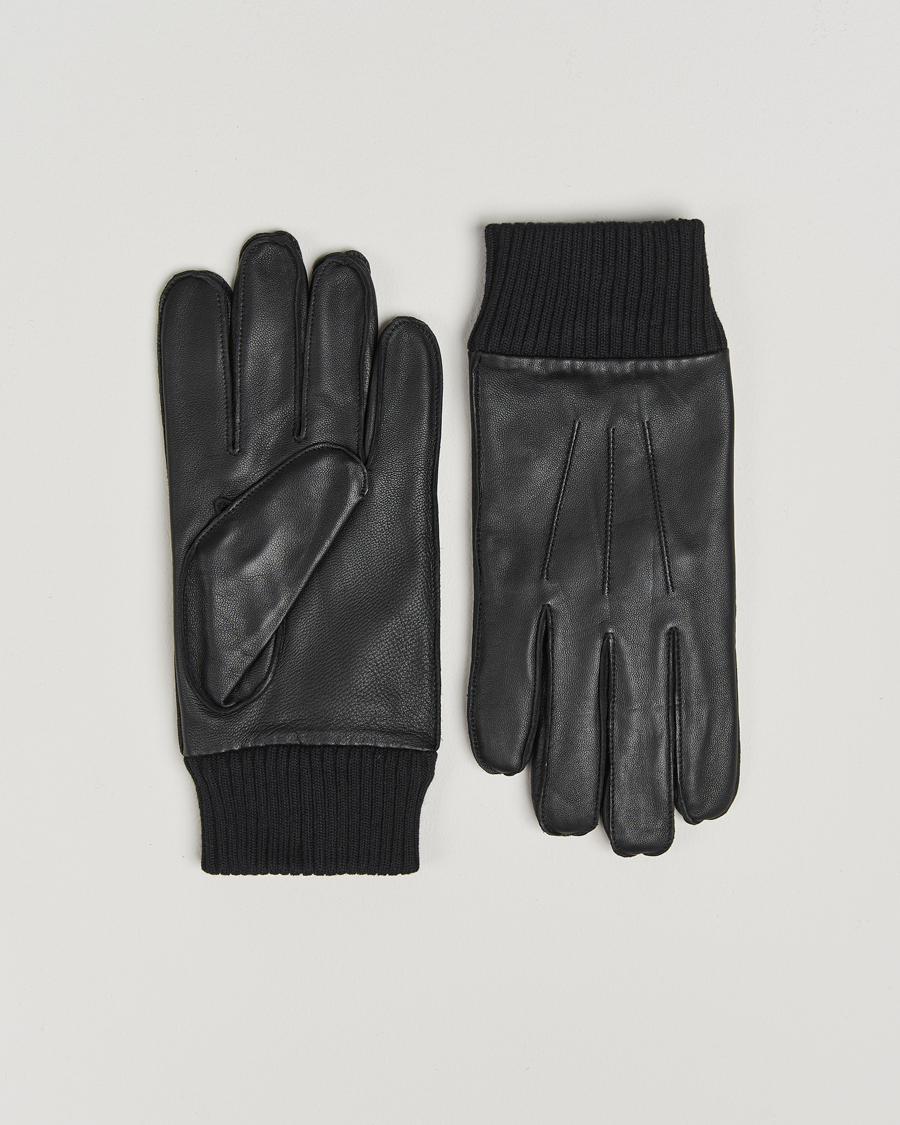 Herre | Samsøe Samsøe Hackney Leather Glove Black | Samsøe Samsøe | Hackney Leather Glove Black