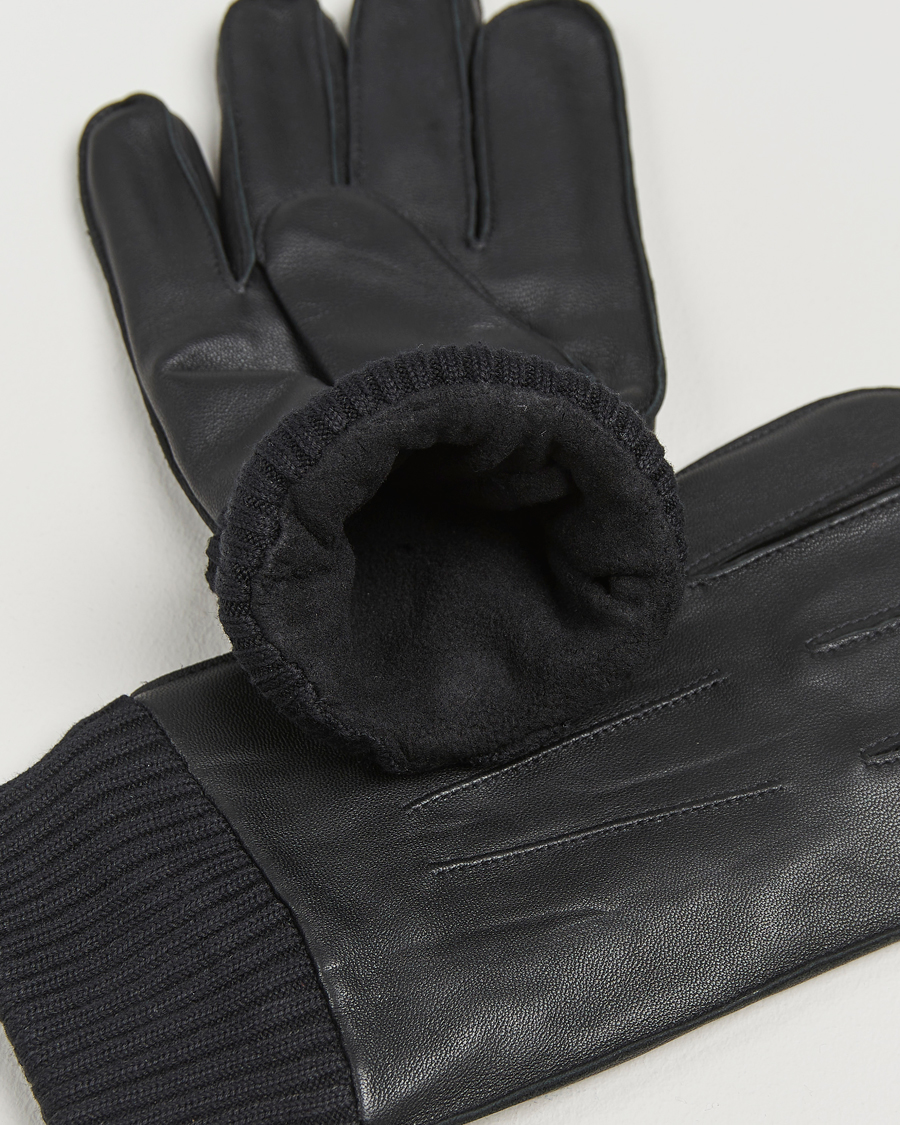 Herre | Samsøe Samsøe Hackney Leather Glove Black | Samsøe Samsøe | Hackney Leather Glove Black