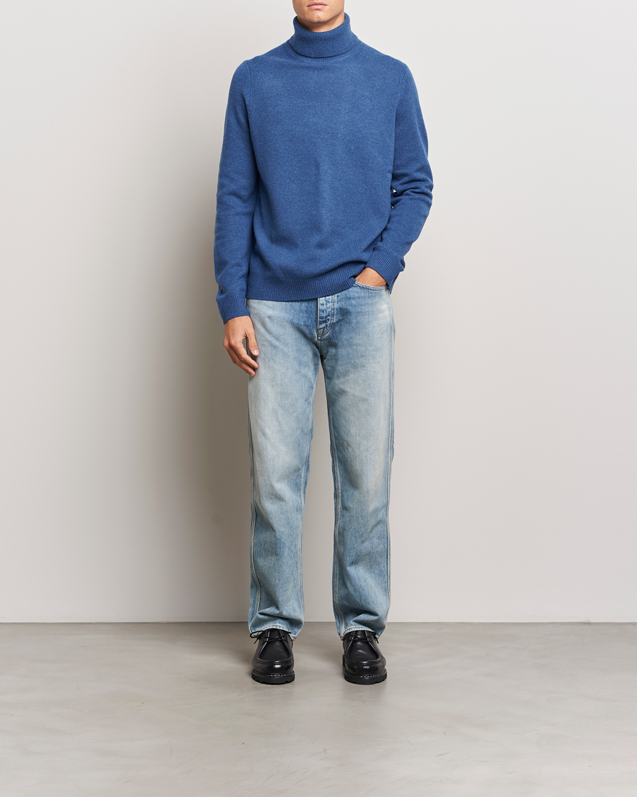 Herre | Trøjer | Samsøe Samsøe | Isak Knitted Turtleneck True Navy