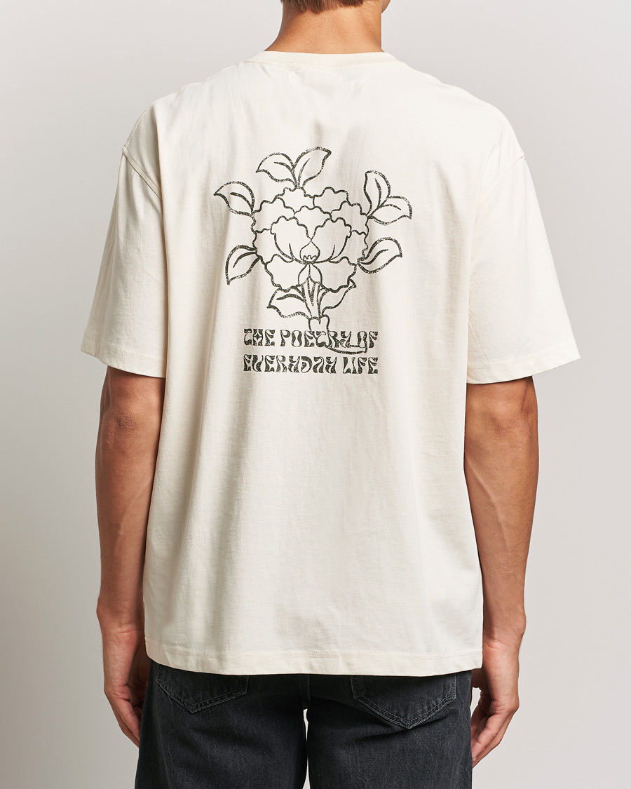 Herre | T-Shirts | Samsøe Samsøe | Poetry Printed T-Shirt Neutral Lotus