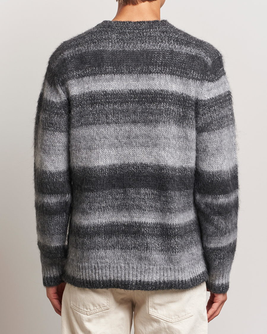 Herre | Trøjer | Samsøe Samsøe | Saarin Mohair Striped Sweater Grey