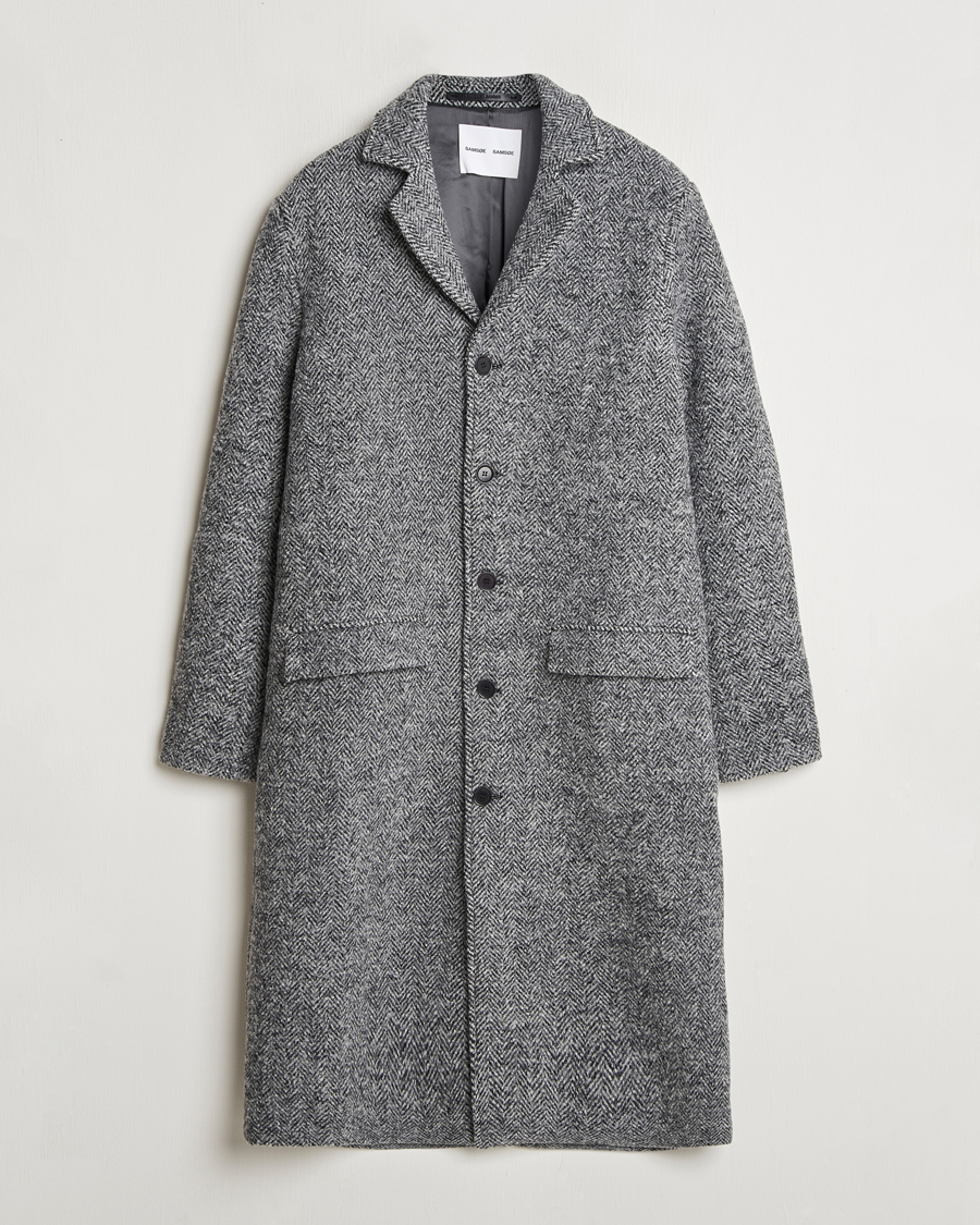 Herre | Jakker | Samsøe Samsøe | Tefsa Wool Coat Black Melange