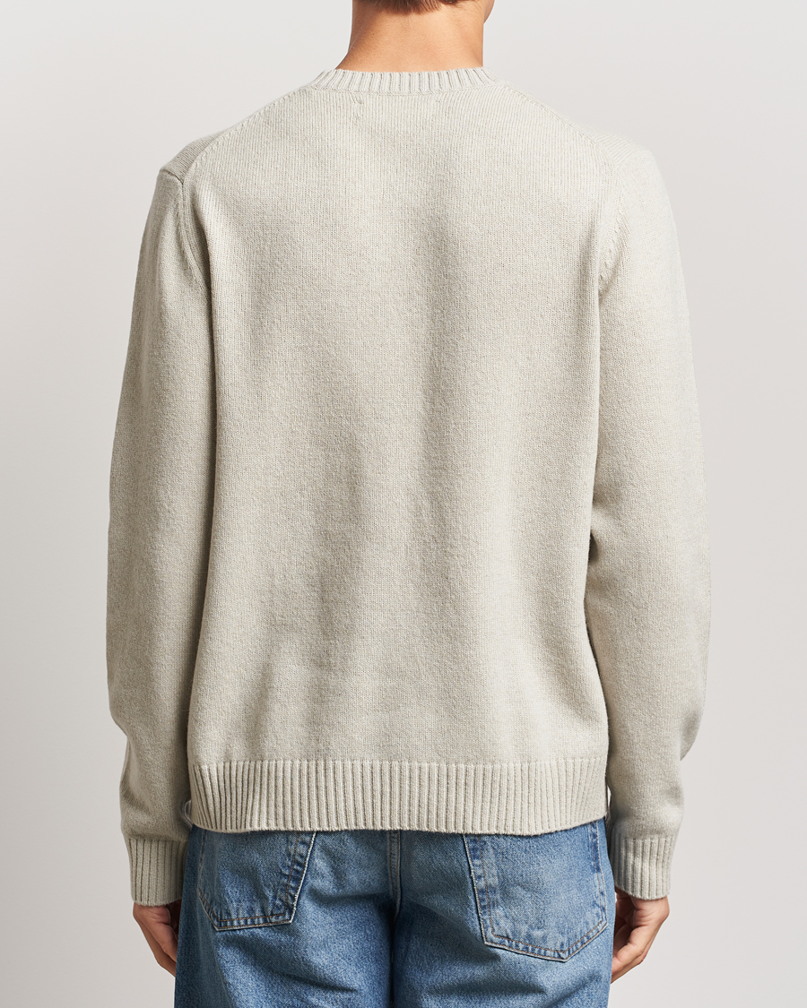 Herre | Trøjer | Samsøe Samsøe | Sylli Wool Crew Neck Abbey Stone