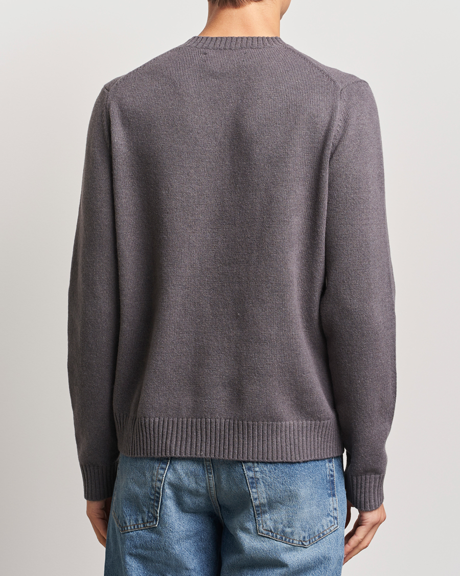 Herre | Trøjer | Samsøe Samsøe | Sylli Wool Crew Neck Volcanic Ash
