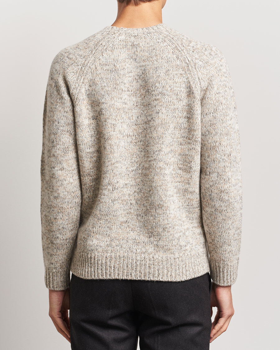 Herre | Trøjer | Stenströms | Chunky Knitted Merino Sweater Beige