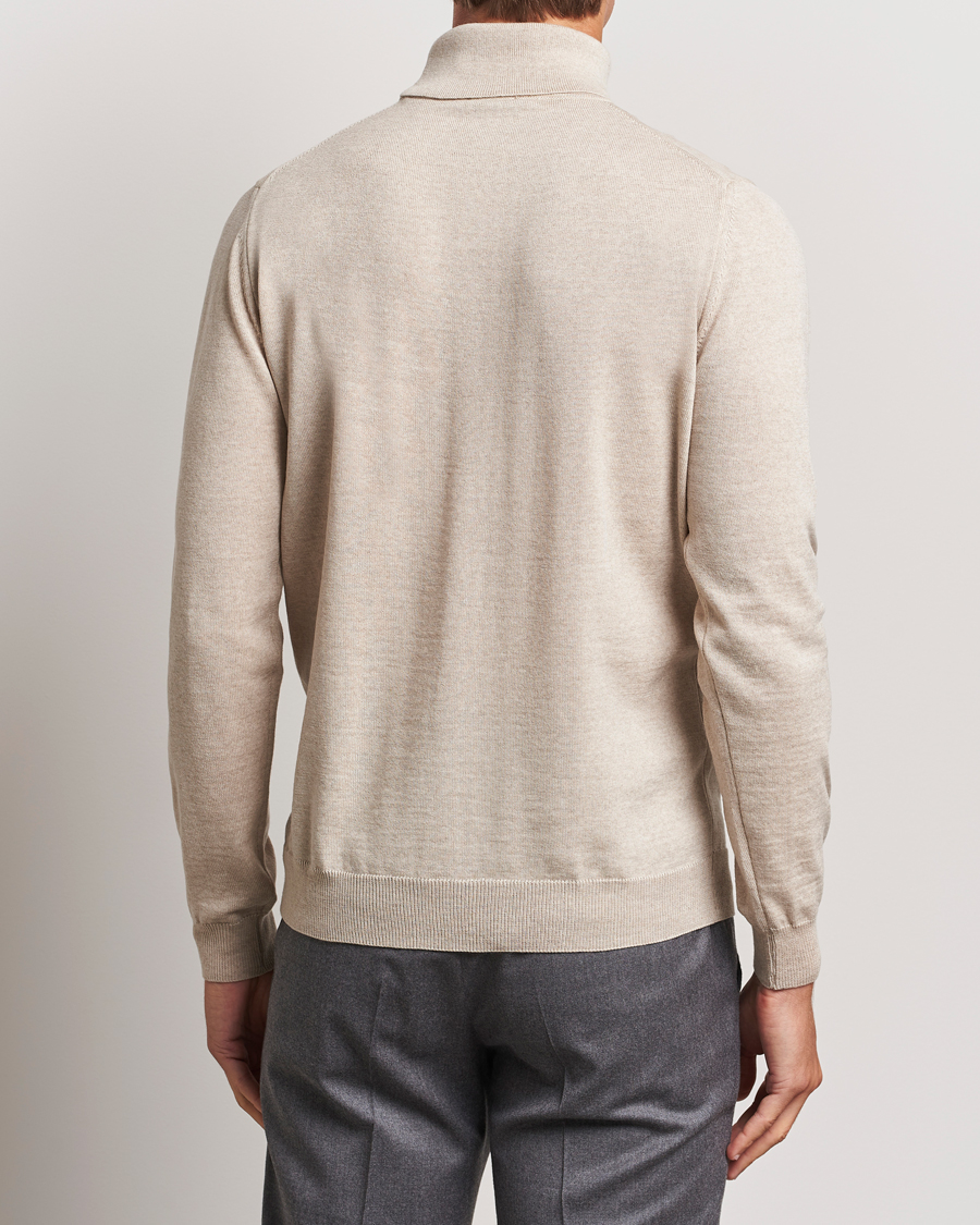 Herre | Trøjer | Stenströms | Merino Rollneck Beige
