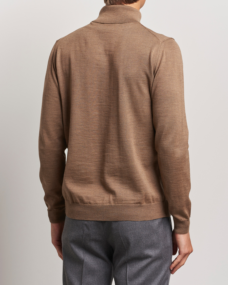 Herre | Trøjer | Stenströms | Merino Rollneck Brown