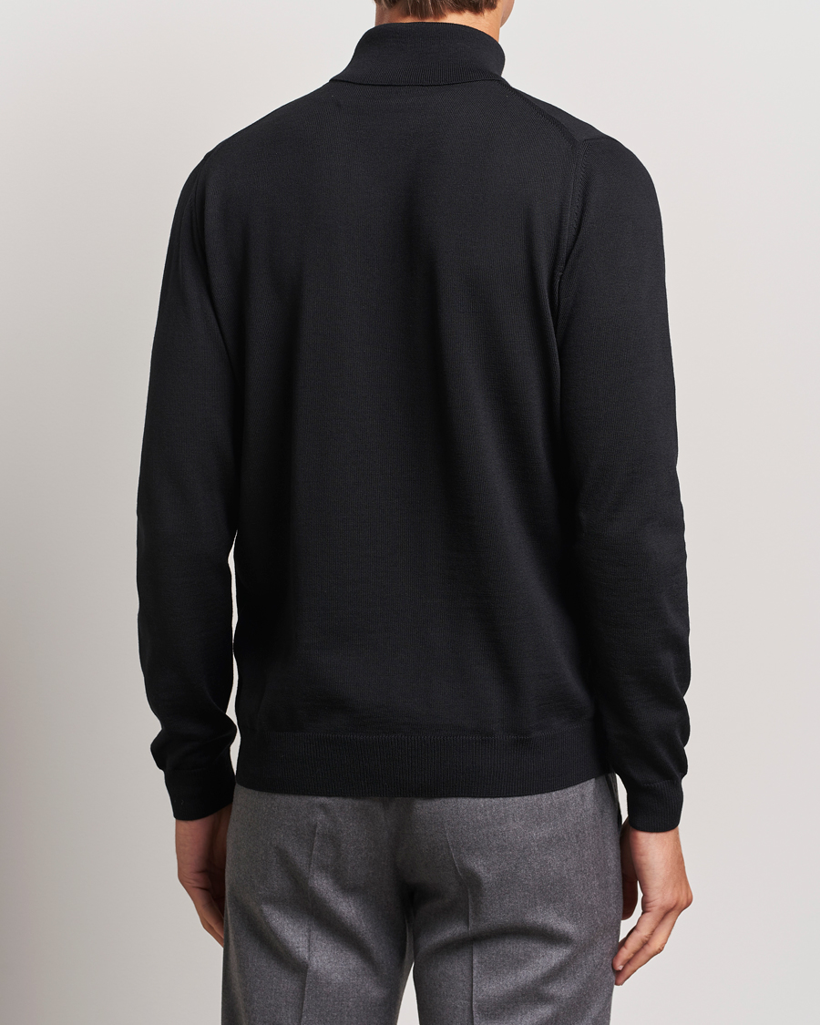 Herre | Trøjer | Stenströms | Merino Rollneck Black