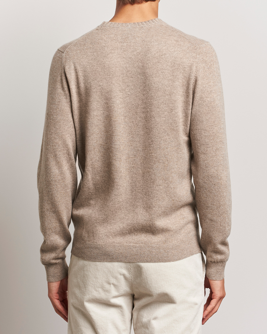 Herre | Trøjer | Stenströms | Cashmere Crewneck Beige