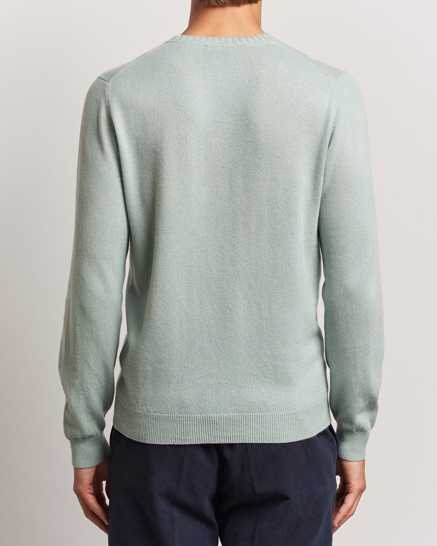 Herre | Trøjer | Stenströms | Cashmere Crewneck Light Green