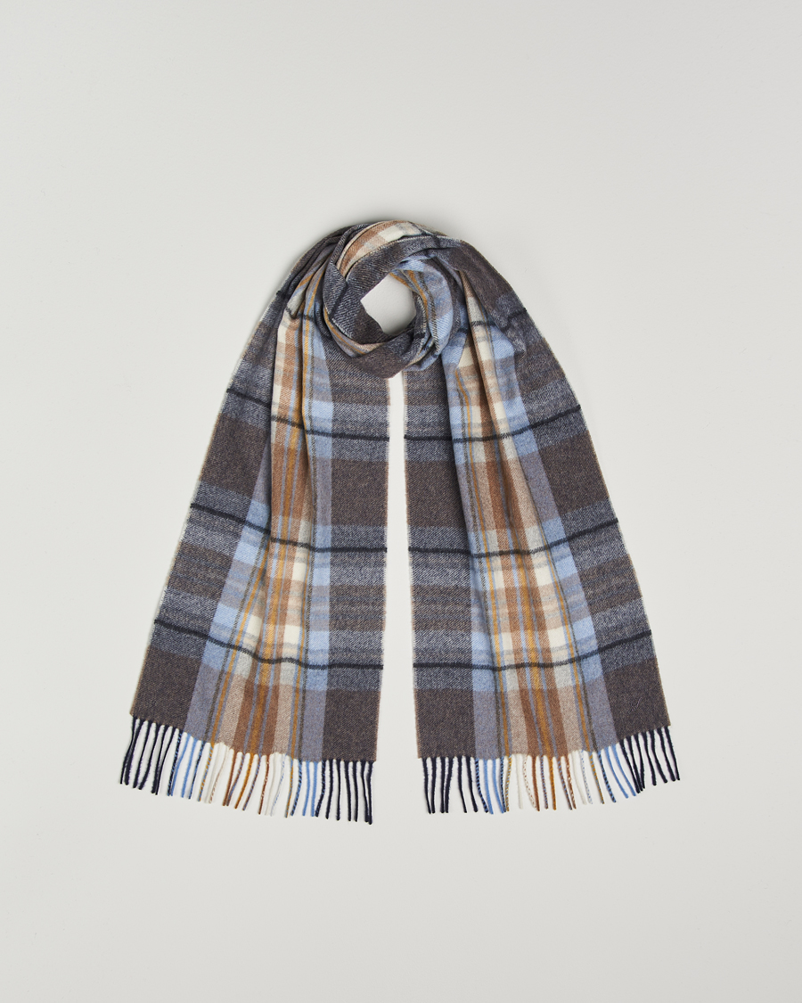 Herre | Stenströms Wool/Cashmere Checked Scarf Multi | Stenströms | Wool/Cashmere Checked Scarf Multi