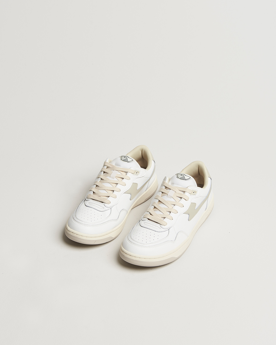 Herre | Stepney Workers Club Pro Cup 01 S-Strike Leather Sneaker White Putty | Stepney Workers Club | Pro Cup 01 S-Strike Leather Sneaker White Putty