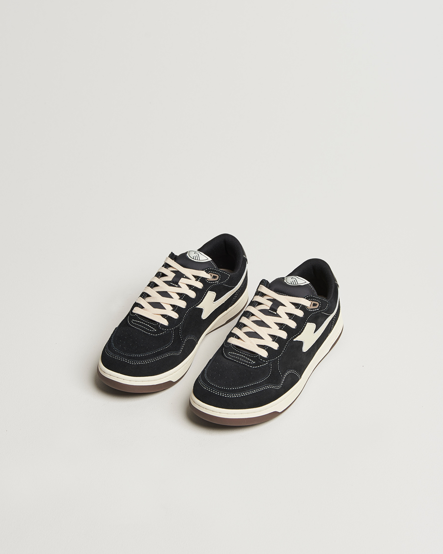 Herre | Stepney Workers Club Pro Cup 01 S-Strike Suede Sneaker Black White | Stepney Workers Club | Pro Cup 01 S-Strike Suede Sneaker Black White