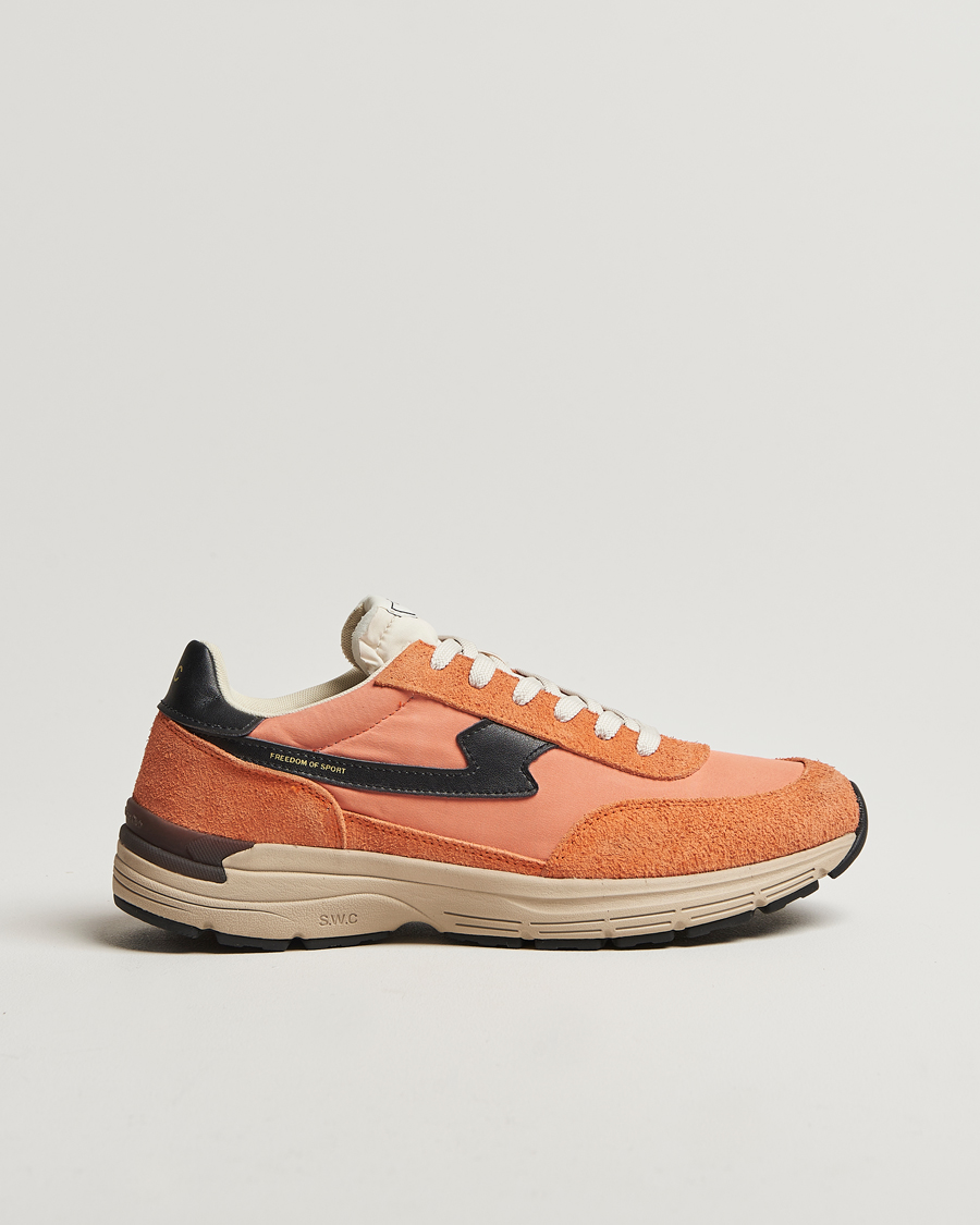 Herre | Stepney Workers Club Osier S-Strike Runner Sneaker Sport Orange | Stepney Workers Club | Osier S-Strike Runner Sneaker Sport Orange