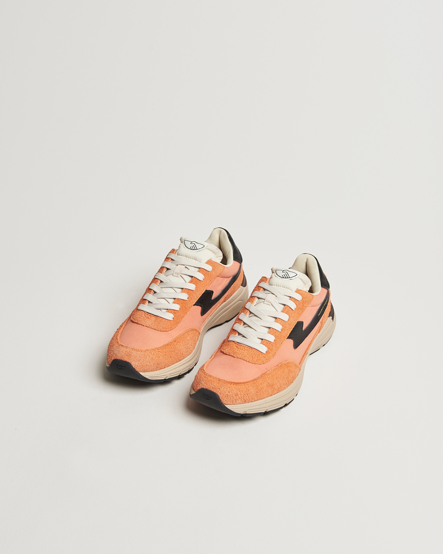Herre | Stepney Workers Club Osier S-Strike Runner Sneaker Sport Orange | Stepney Workers Club | Osier S-Strike Runner Sneaker Sport Orange
