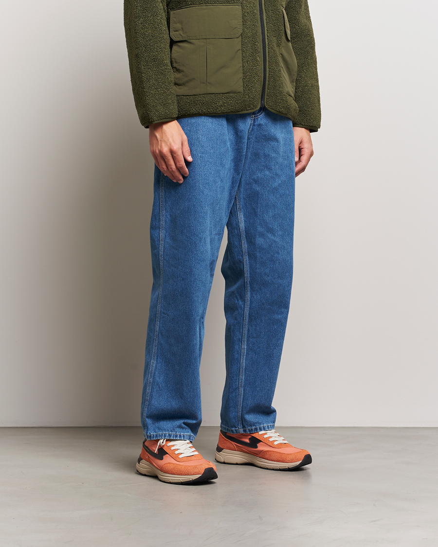 Herre | Stepney Workers Club Osier S-Strike Runner Sneaker Sport Orange | Stepney Workers Club | Osier S-Strike Runner Sneaker Sport Orange