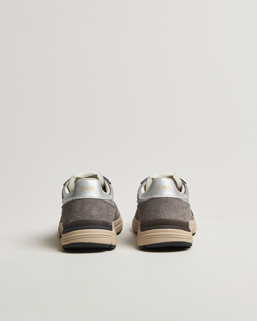 Herre | Stepney Workers Club Osier S-Strike Runner Sneaker Dark Silver | Stepney Workers Club | Osier S-Strike Runner Sneaker Dark Silver