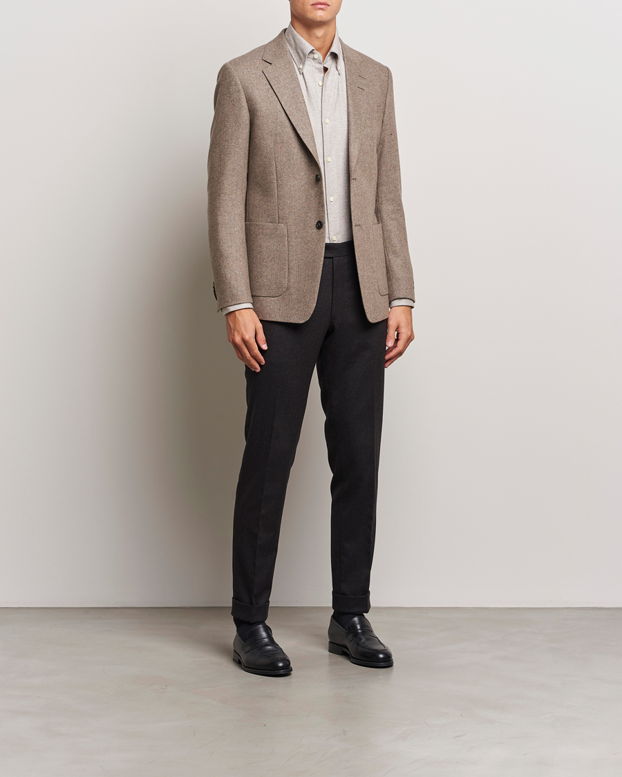 Herre | Blazere & jakker | Tiger of Sweden | Justin Brushed Wool Blazer Burlywood