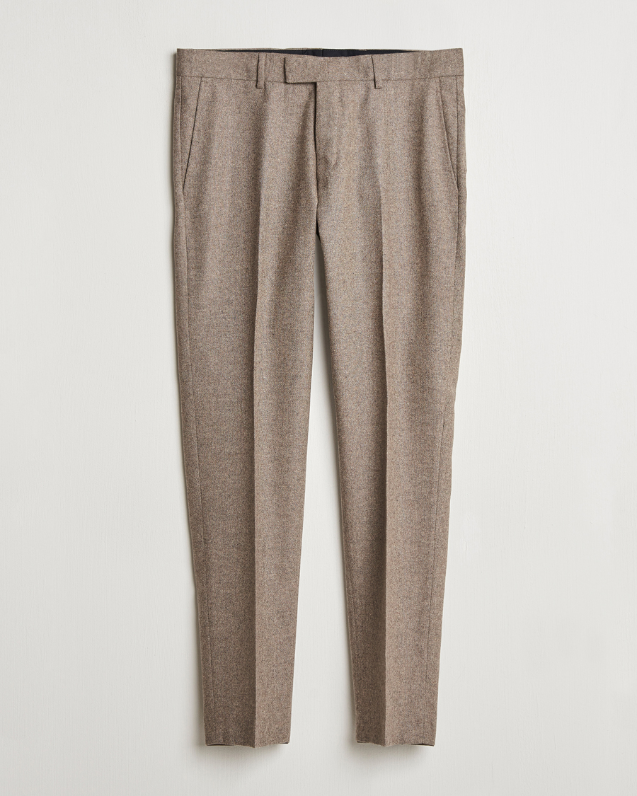 Herre | Bukser | Tiger of Sweden | Tenuta Brushed Wool Trousers Burlywood