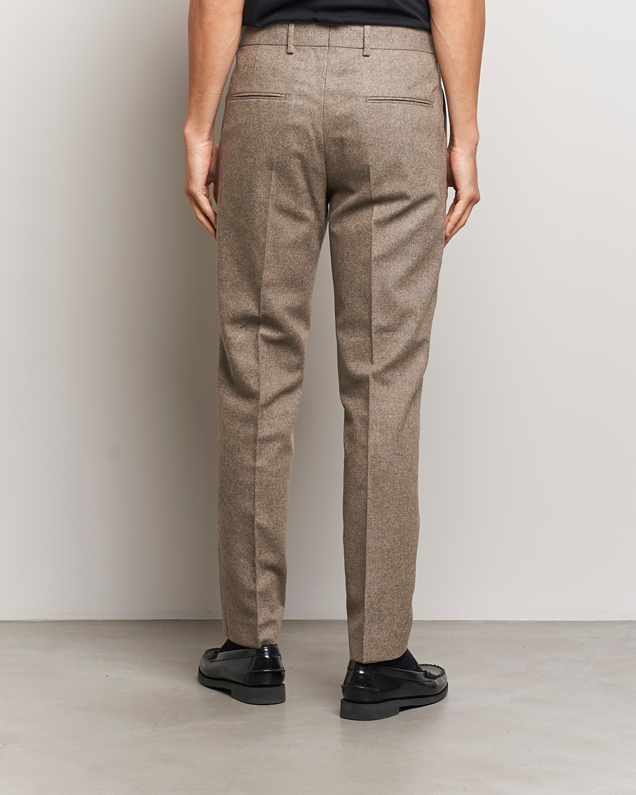 Herre | Bukser | Tiger of Sweden | Tenuta Brushed Wool Trousers Burlywood