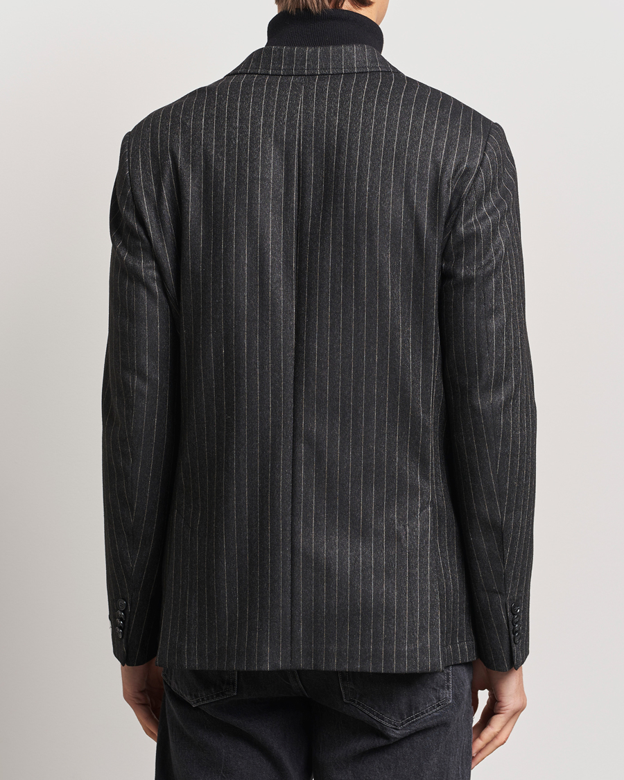 Herre | Blazere & jakker | Tiger of Sweden | Jeen Pinstriped Double Breasted Blazer Charcoal