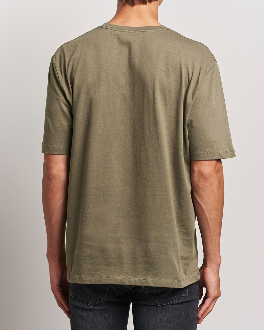 Herre | T-Shirts | Tiger of Sweden | Pro Cotton Logo T-Shirt October Sage