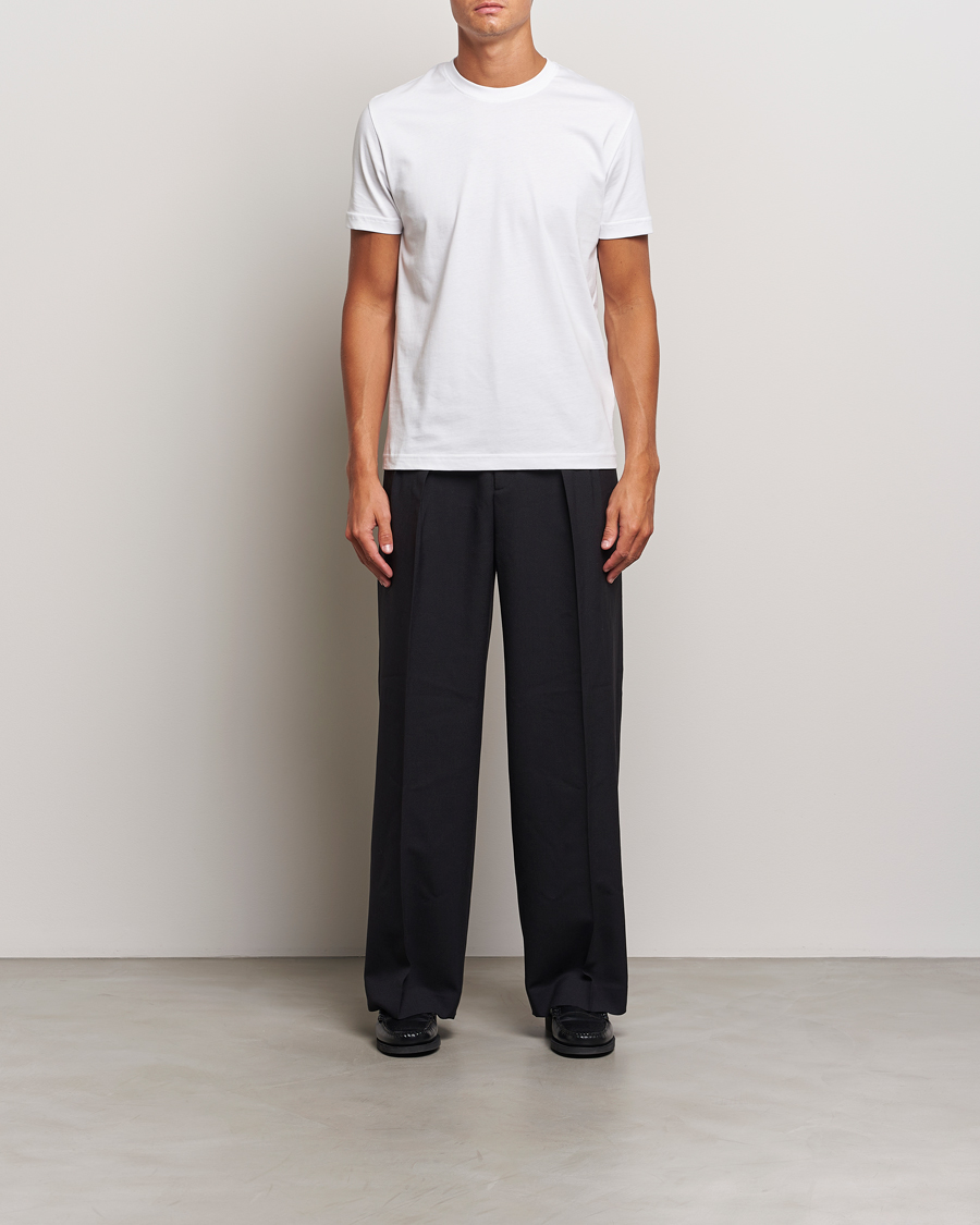 Herre | T-Shirts | Tiger of Sweden | Dillan Crew Neck T-Shirt Pure White