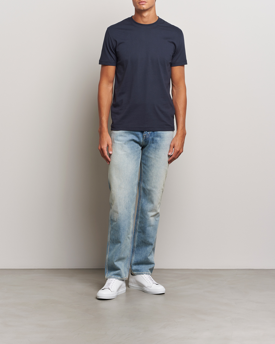Herre | T-Shirts | Tiger of Sweden | Dillan Crew Neck T-Shirt Light Ink