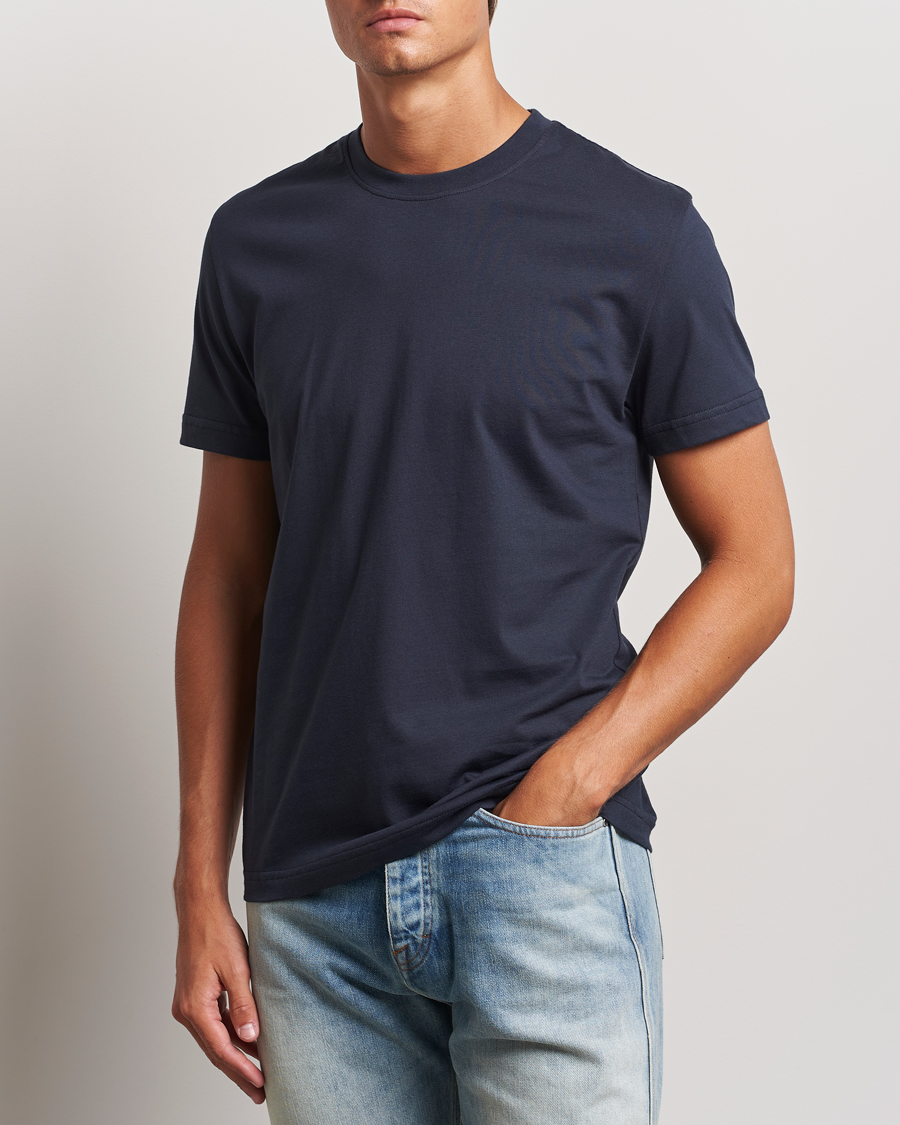 Herre | T-Shirts | Tiger of Sweden | Dillan Crew Neck T-Shirt Light Ink