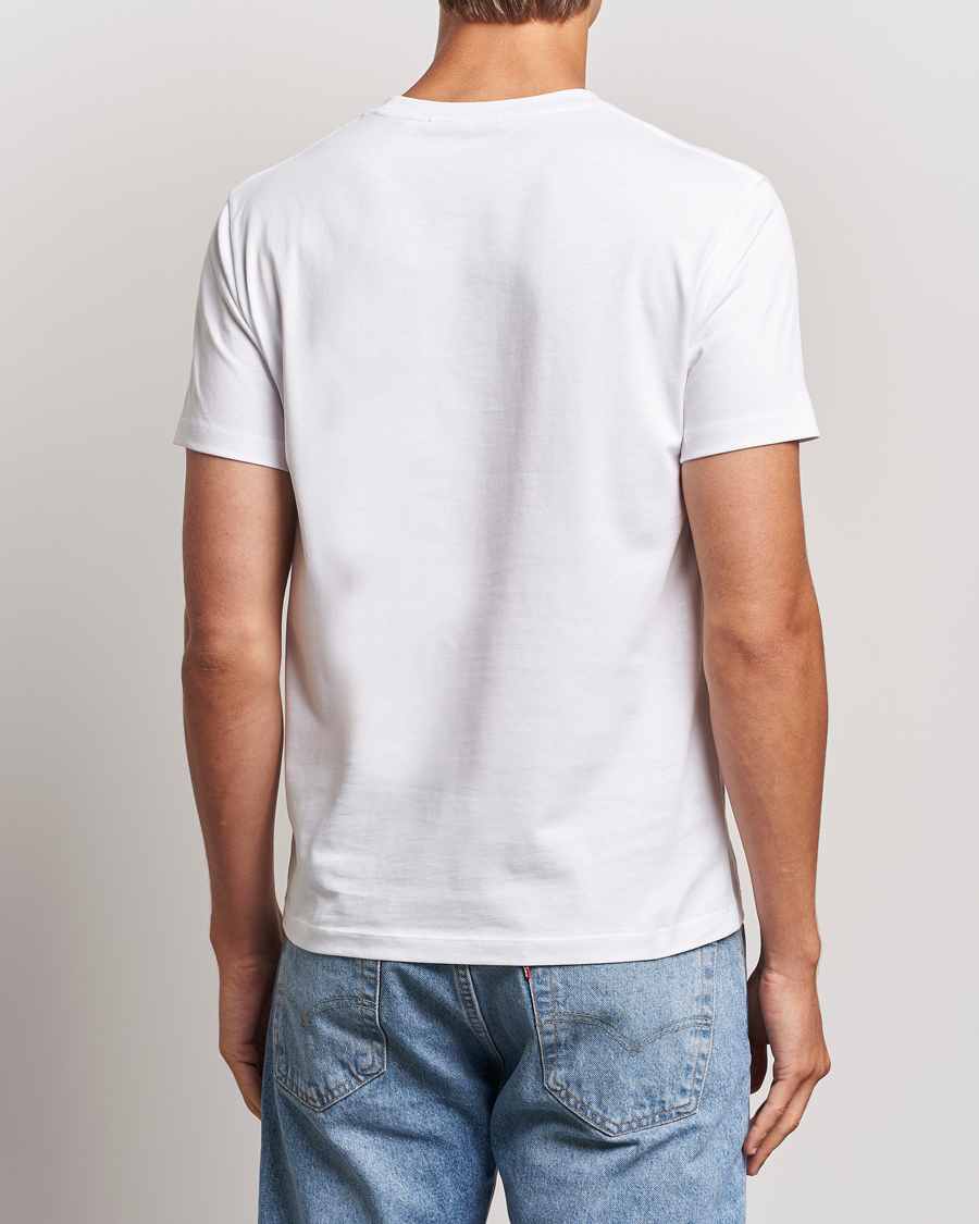 Herre | T-Shirts | Tiger of Sweden | Dillan Logo Crew Neck T-Shirt Pure White