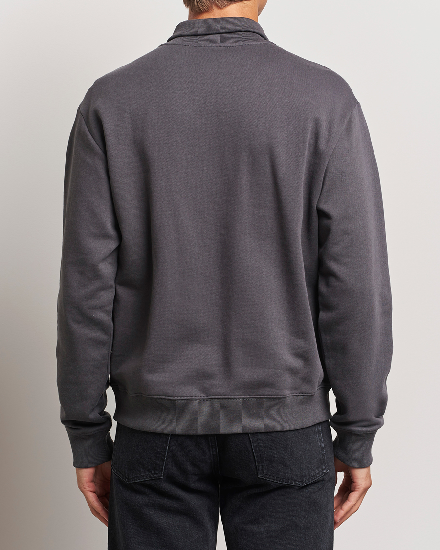 Herre | Trøjer | Tiger of Sweden | Marlon Half Zip Sweatshirt Charcoal