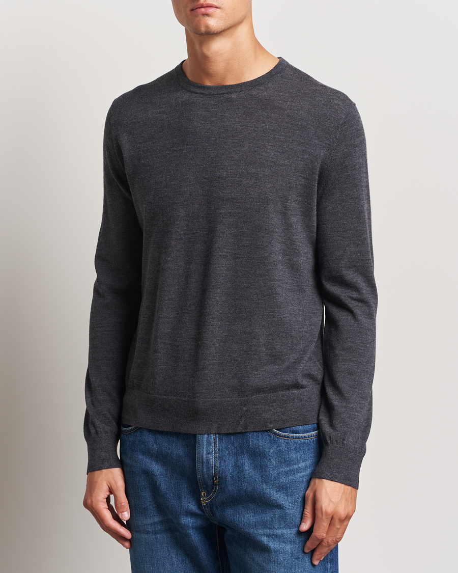 Herre | Trøjer | Tiger of Sweden | Connor Crew Neck Pullover Grey Street