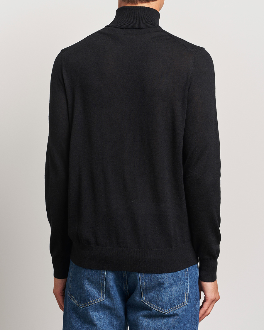 Herre | Trøjer | Tiger of Sweden | Nevile Extra Fine Merino Polo Black